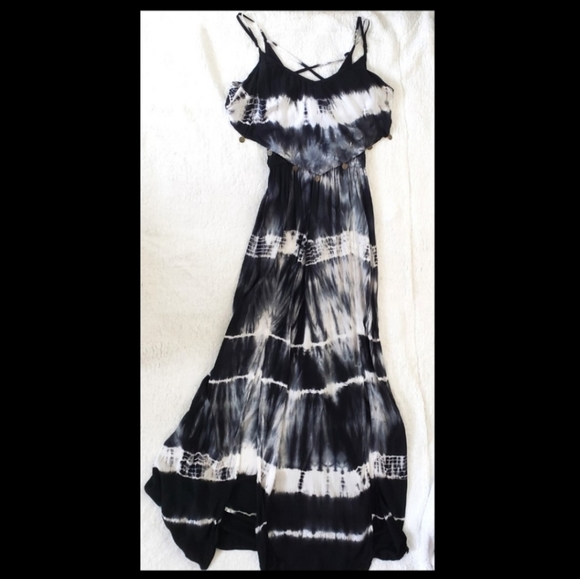 American Eagle Maxi Dress Tie Dye Size Medium - Picture 4 of 6